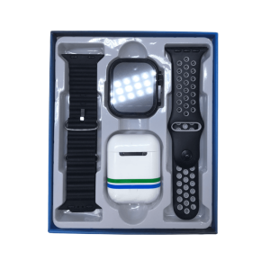 KIT AURICULAR Y SMARTWATCH C/2 MALLAS ZT-70