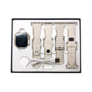 SMARTWATCH RELOJ LG81 ULTRA 4+1 BLANCO